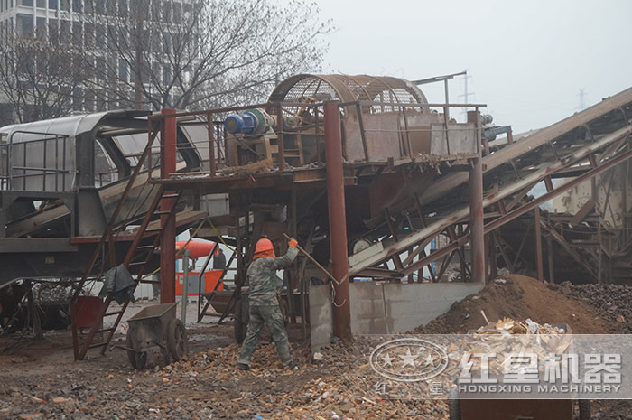建筑垃圾处理现场 建筑垃圾处理现场