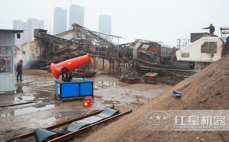 建筑垃圾处理现场 建筑垃圾处理现场